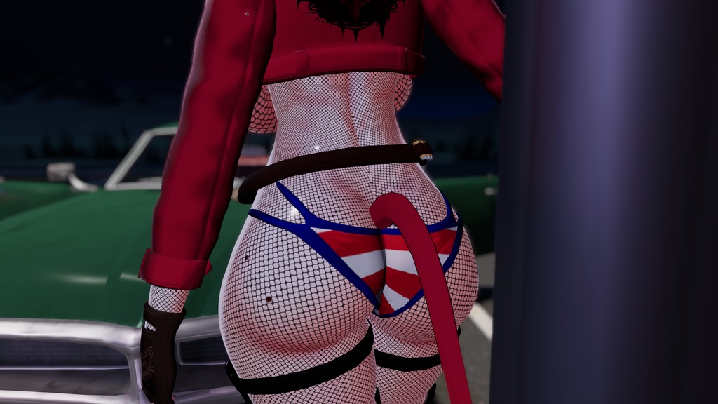 Fishnet bodysuit for 24 avatars