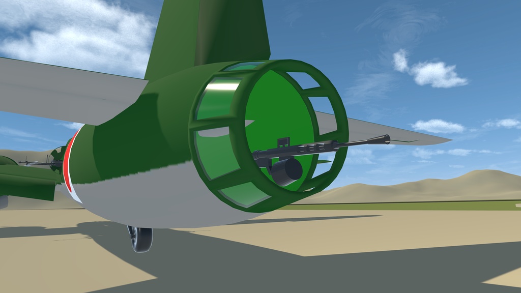 【VRChat想定/SaccFlight 適用済】G4M 一式陸上攻撃機