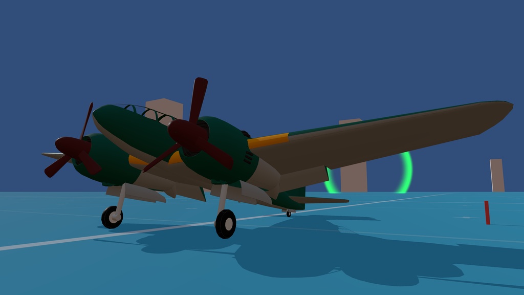 【VRChat想定/SaccFlight 適用済】Ki-46 百式司令部偵察機Ⅲ型
