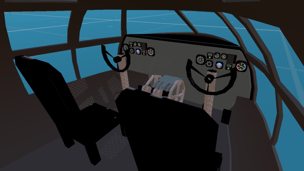 【VRChat想定/SaccFlight 適用済】C-46 コマンドー