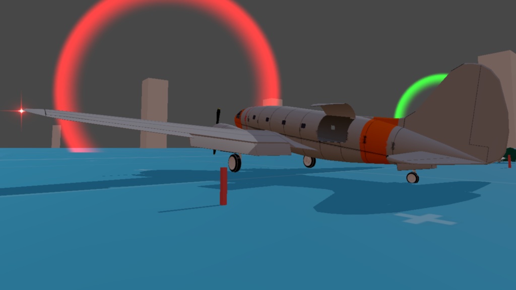 【VRChat想定/SaccFlight 適用済】C-46 コマンドー