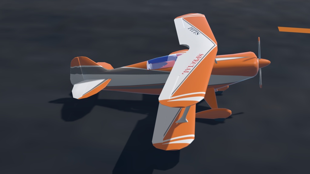 【VRChat想定/SaccFlight 適用済】Pitts S-2B