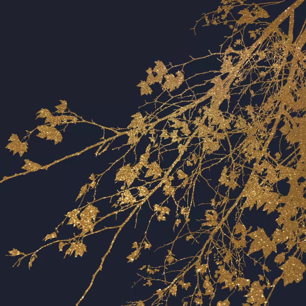 Procreateの 2色の葉「プロブラシ」さまざまな葉、枯れ枝、蓮の葉、低木 42本