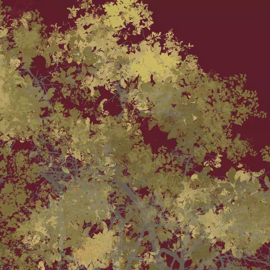 Procreate 森の葉「プロブラシ」柳の葉、松の枝、枯れ枝 2色 48本