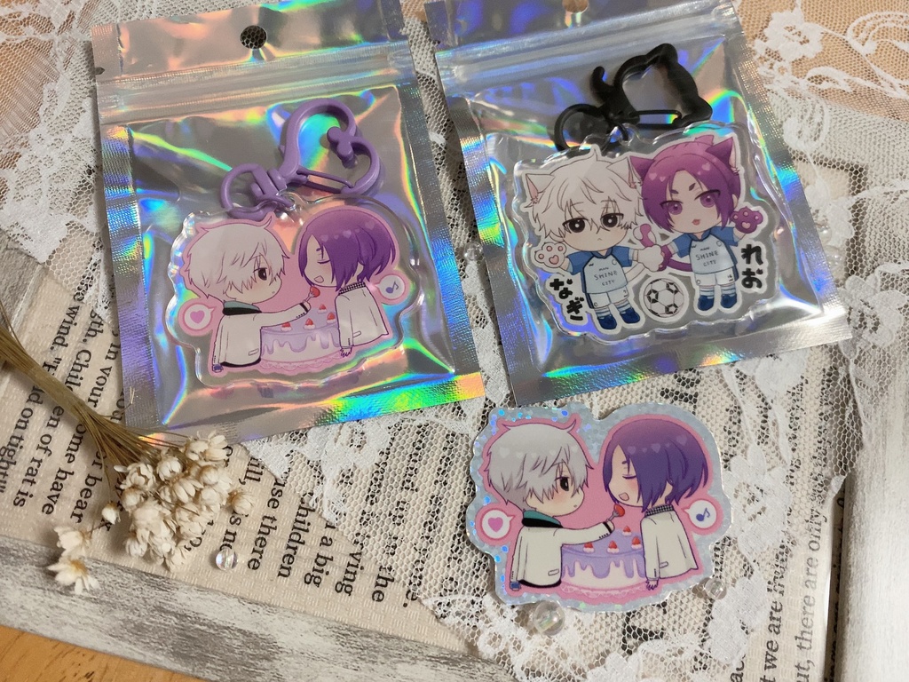 玲王誕＆にゃんにゃんアクキー