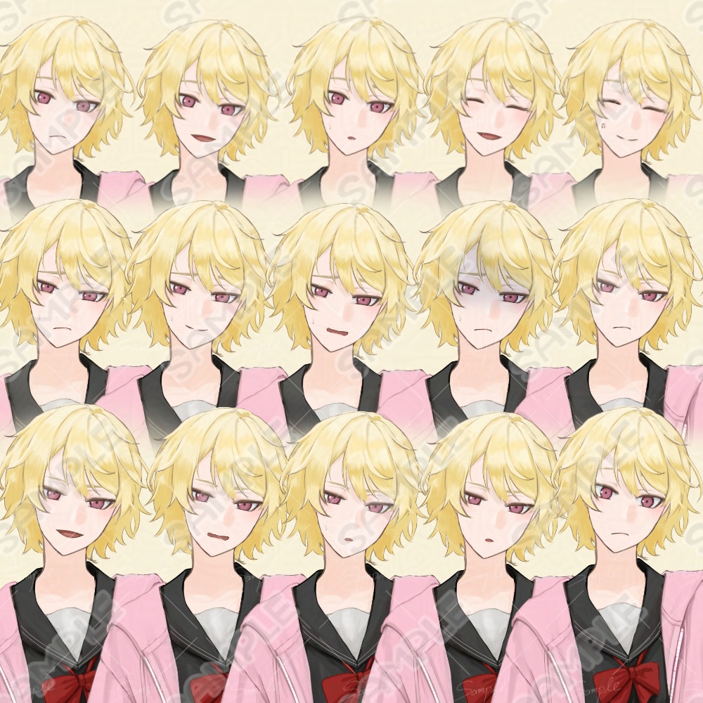 【表情差分28種】立ち絵_05【商用利用可能!】
