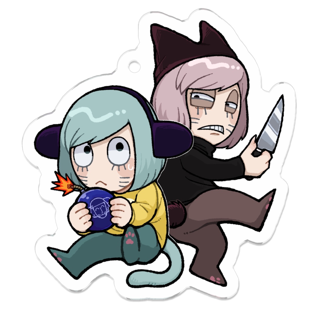 【Ranfren 非公式】キャットマンアクキー