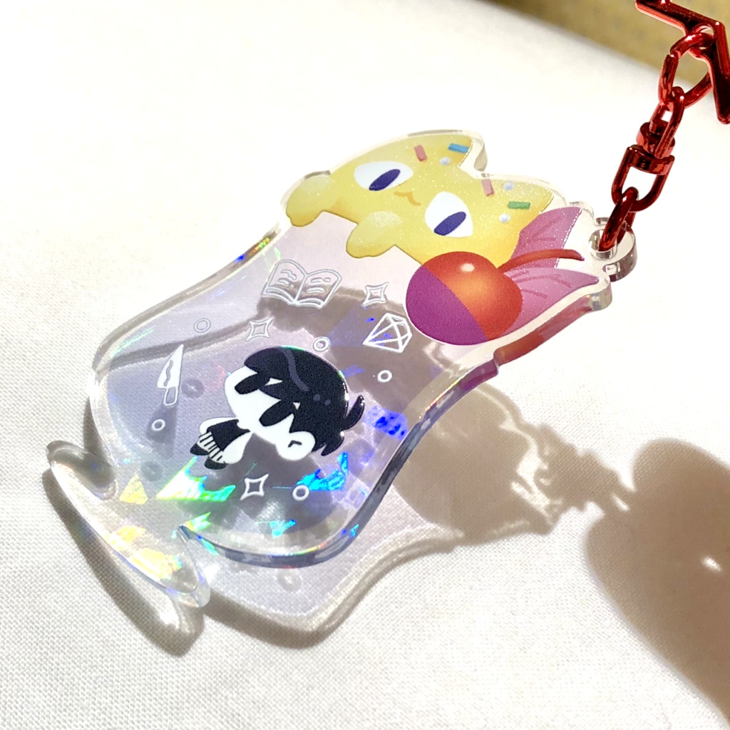 【リニューアル】クリームソーダ アクリルキーホルダー