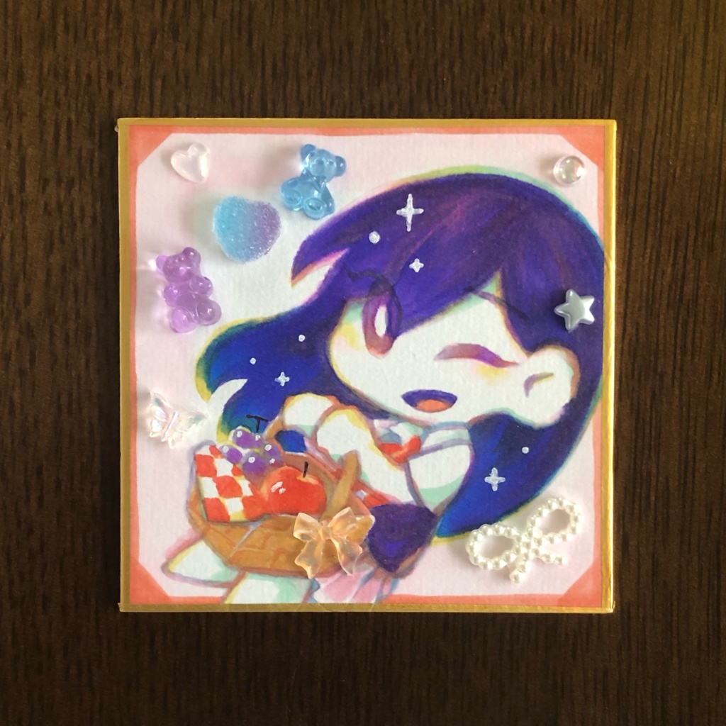 【展示のみ】ミニミニ色紙(原画)