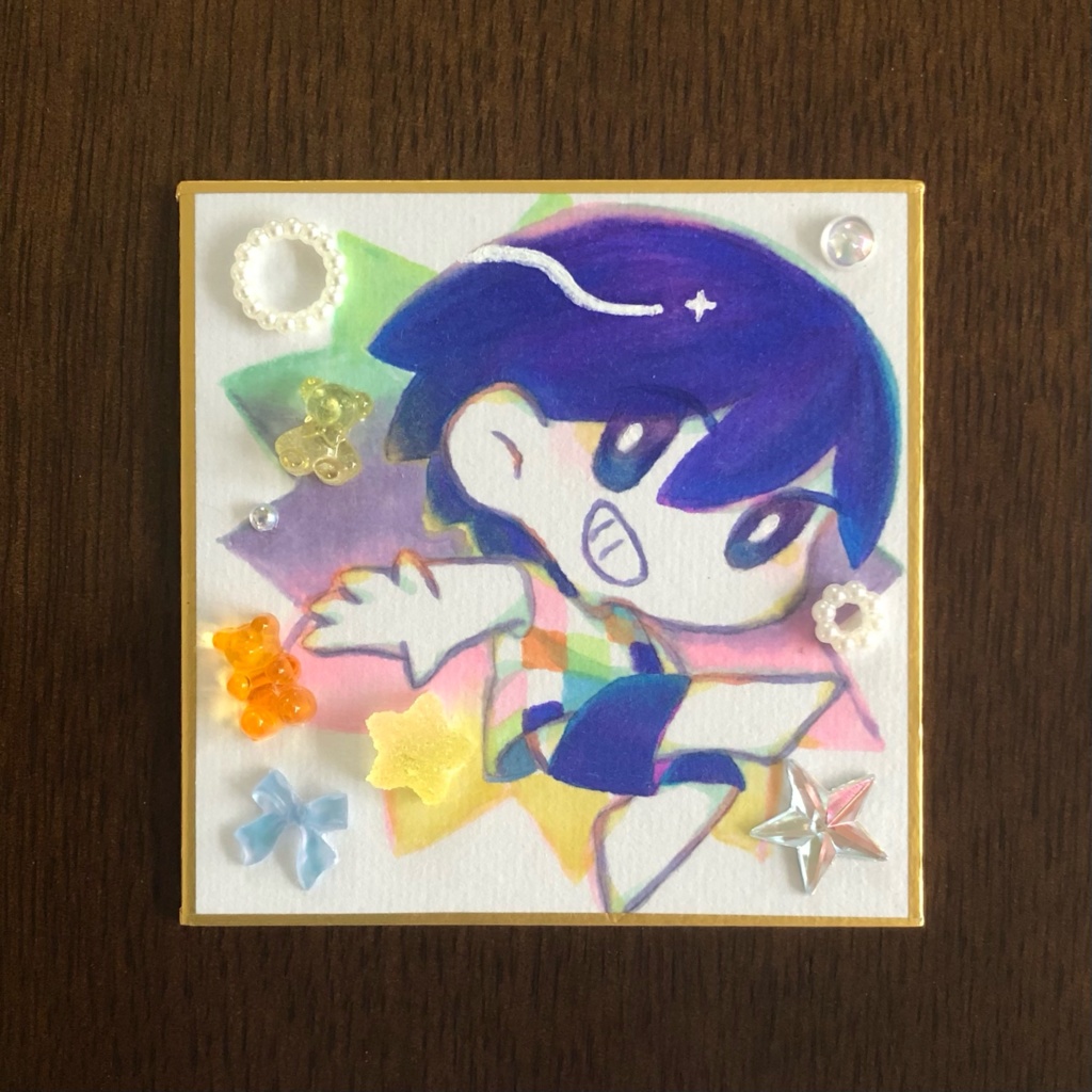 【展示のみ】ミニミニ色紙(原画)