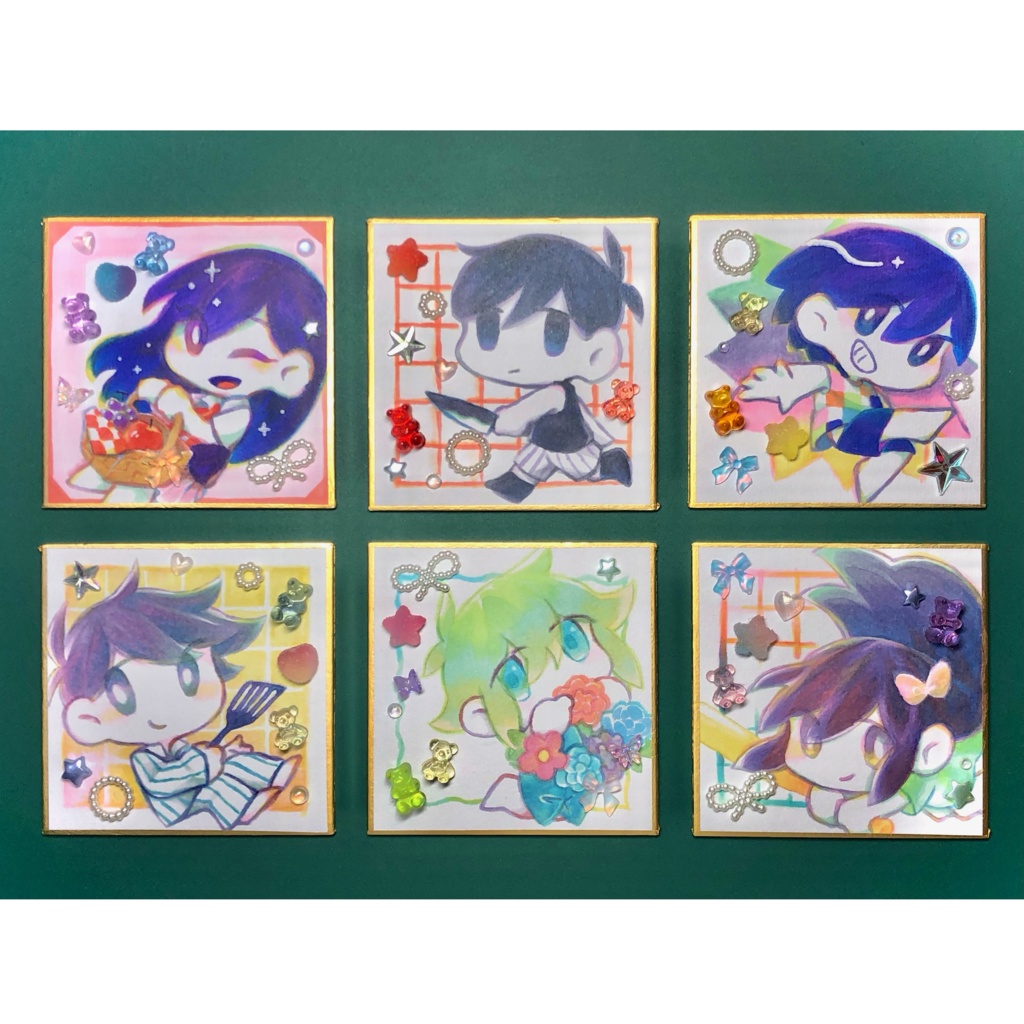 【展示のみ】ミニミニ色紙(原画)