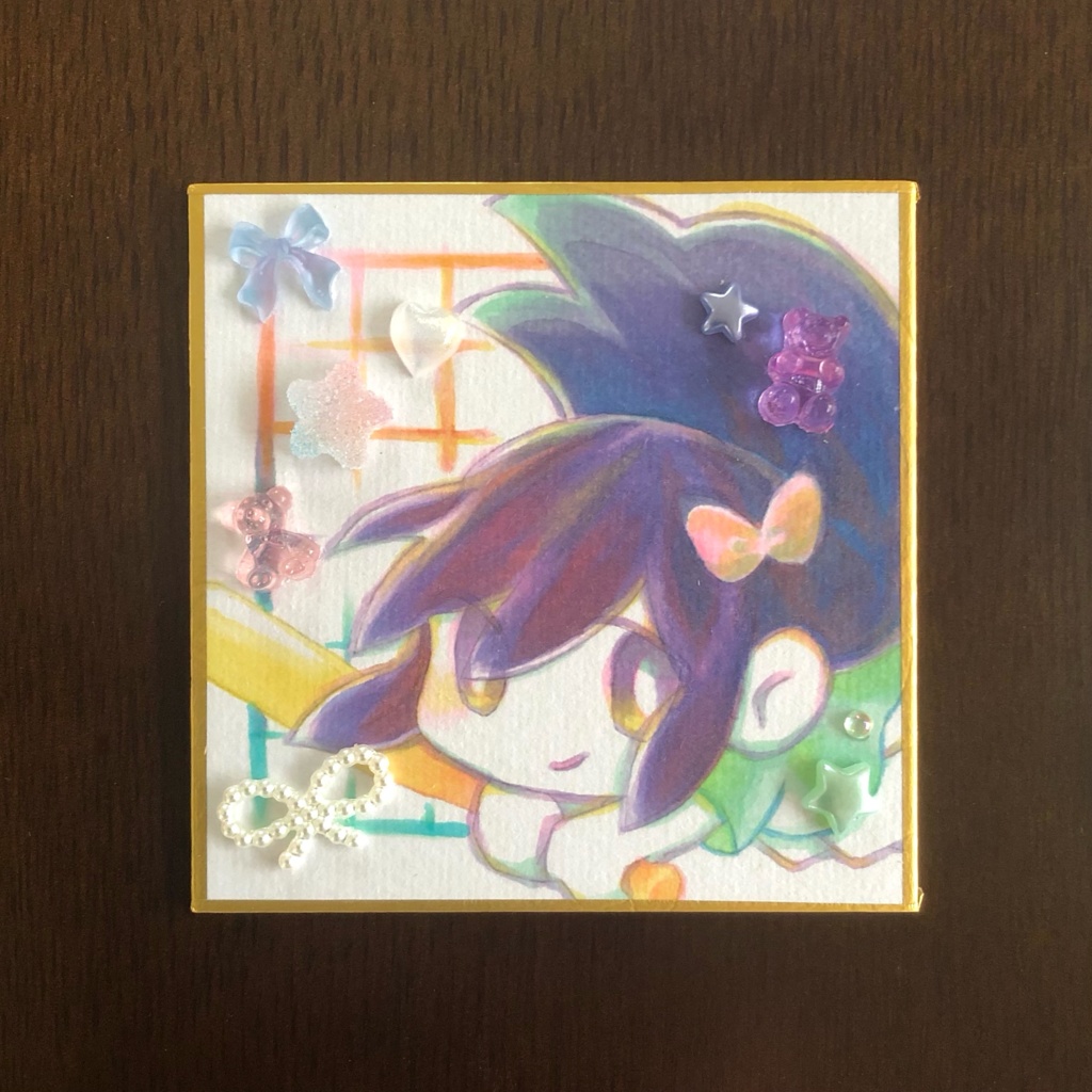 【展示のみ】ミニミニ色紙(原画)