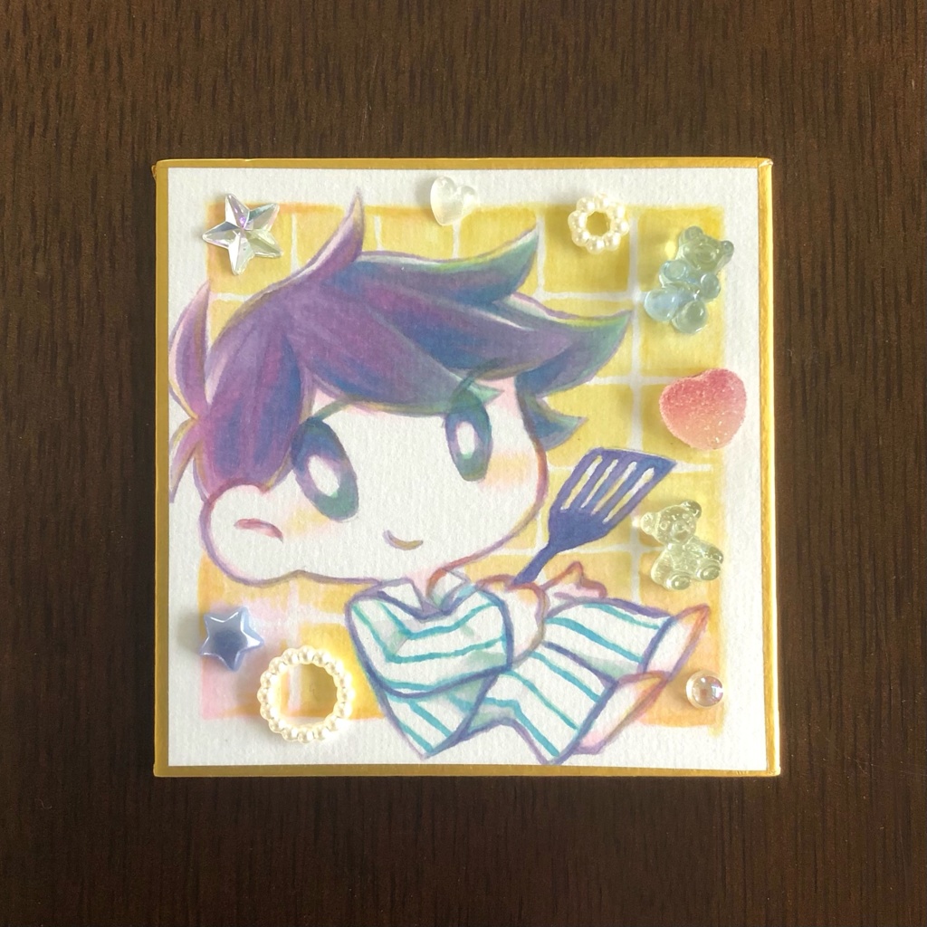 【展示のみ】ミニミニ色紙(原画)