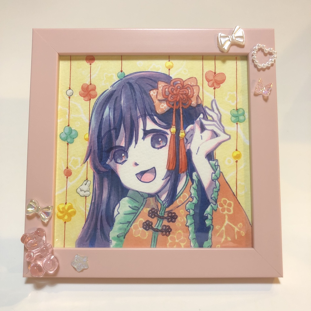 額入り真四角原画