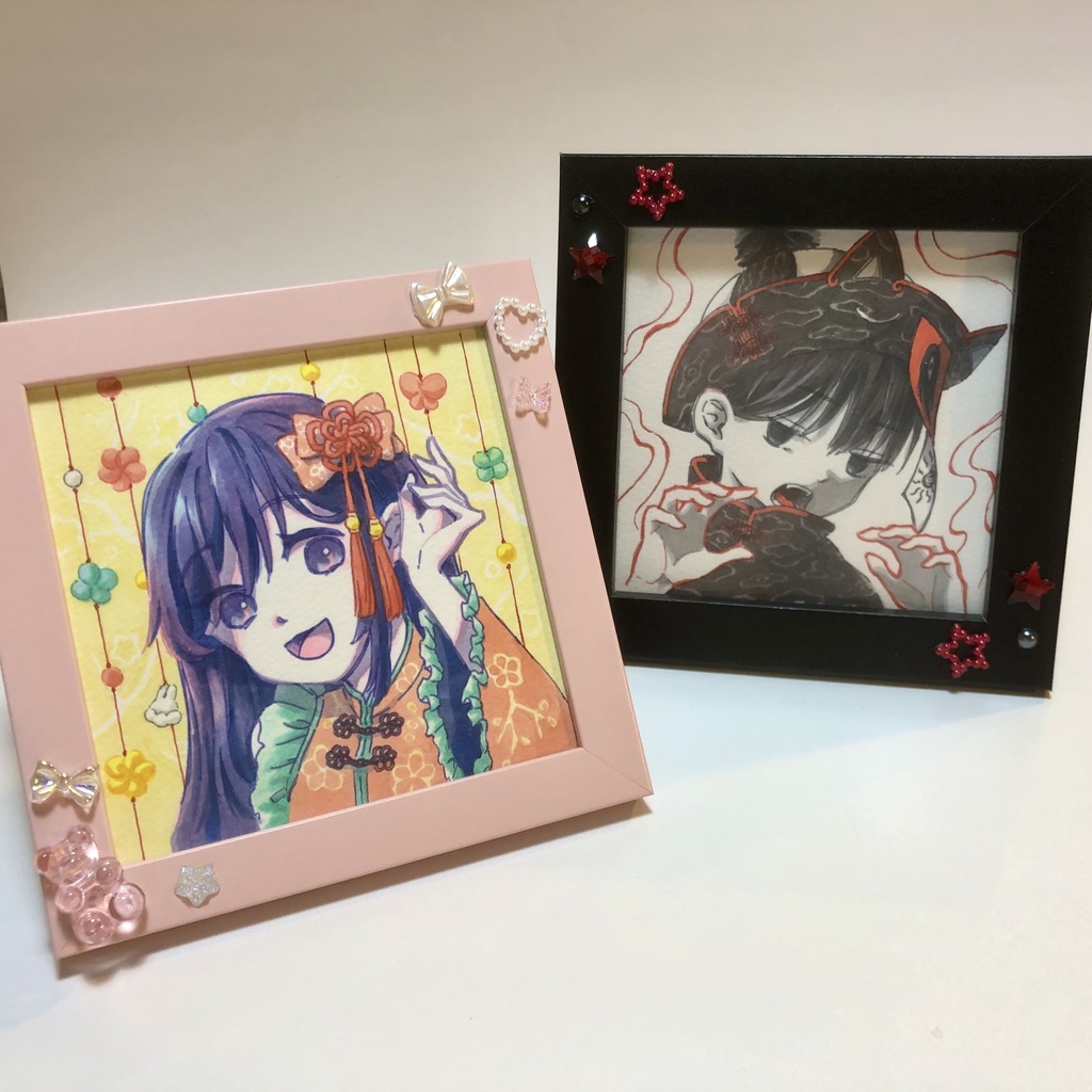 額入り真四角原画