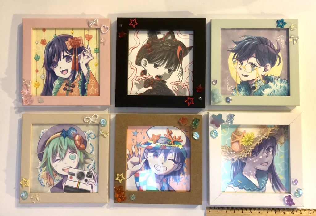 額入り真四角原画