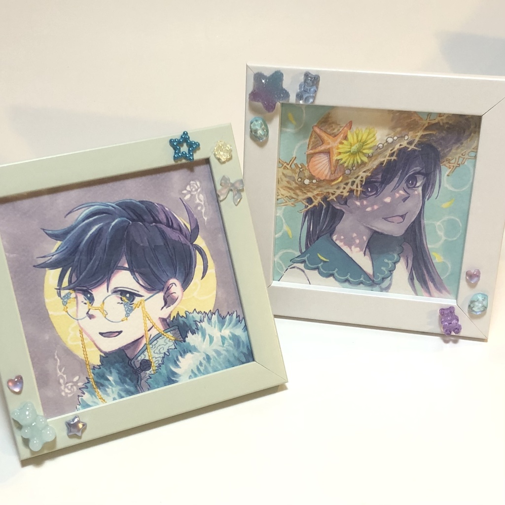 額入り真四角原画