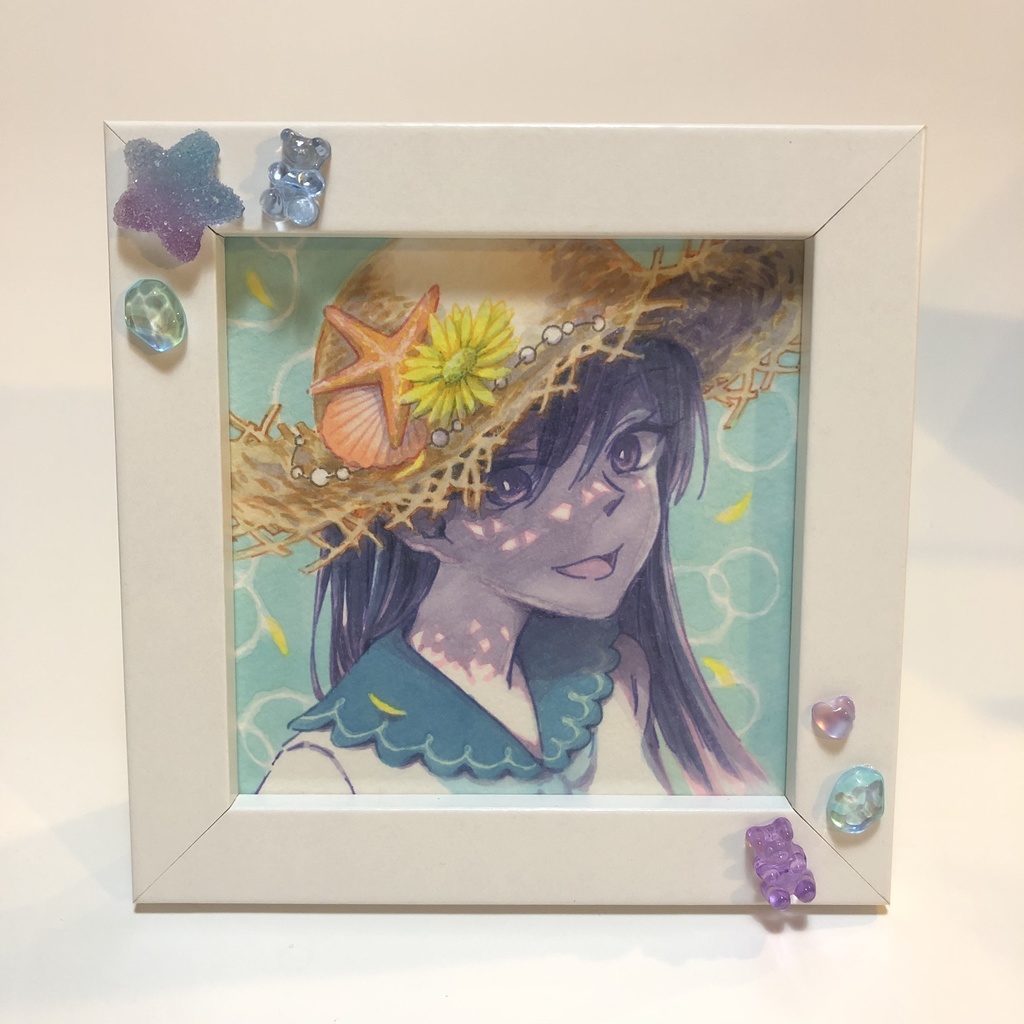 額入り真四角原画