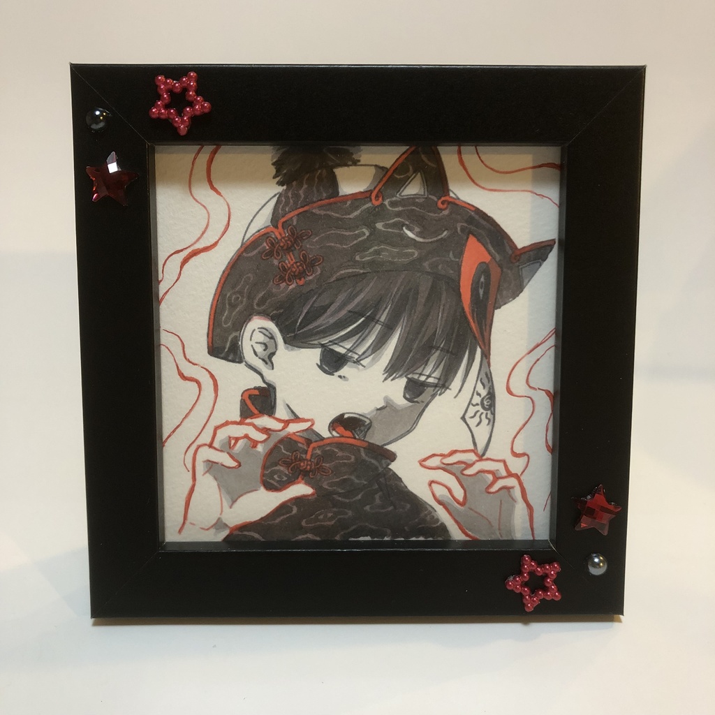 額入り真四角原画