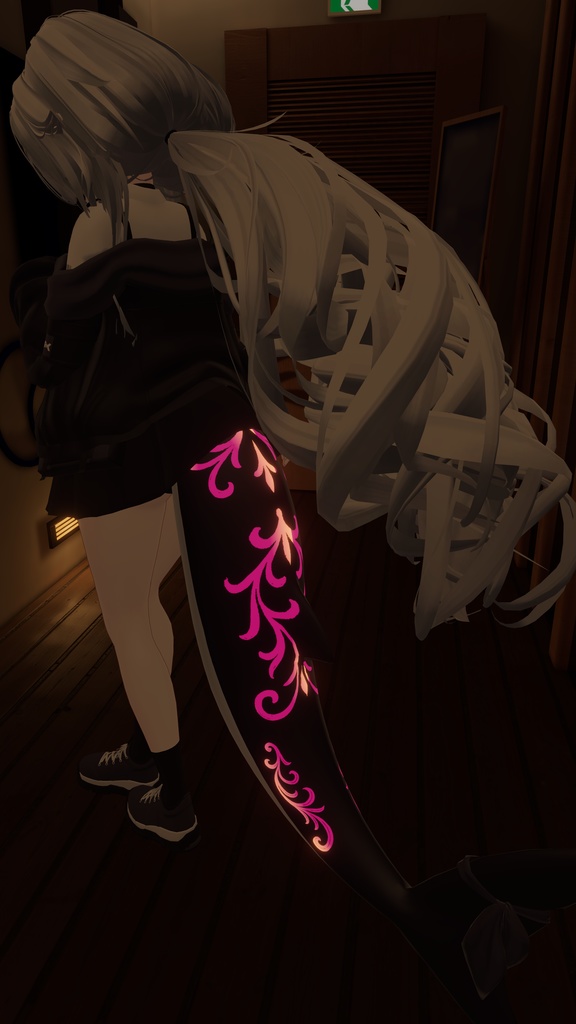 【無料】【ルルネ用】TailTattoo【VRChat】