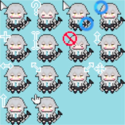 【無料】マウスカーソル ルルネ