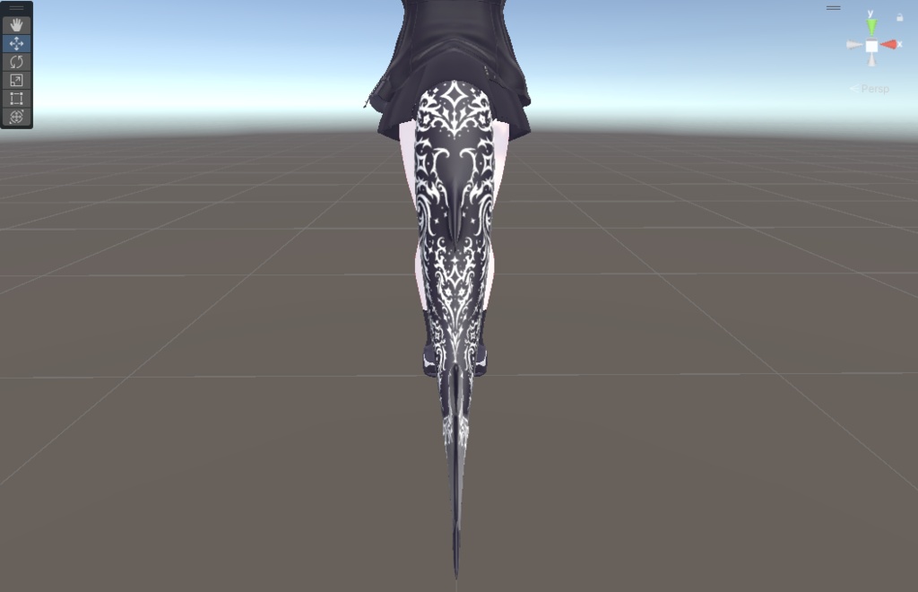 【無料】【ルルネ用】TailTattoo2【VRChat】