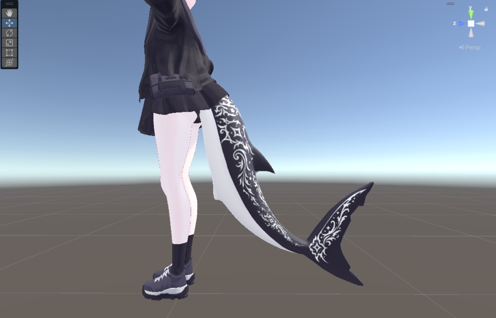 【無料】【ルルネ用】TailTattoo2【VRChat】