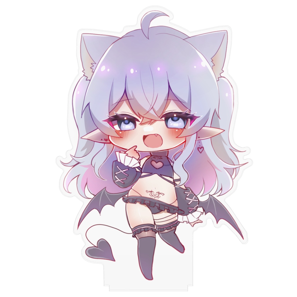 ♡新衣装アクスタ♡SHIO(猫耳サキュバス)