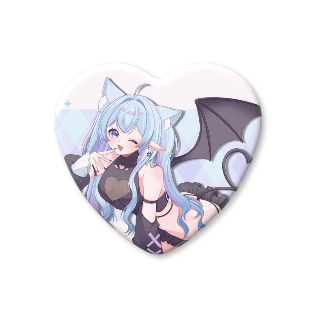 💟V4周年記念グッズ💟(ハート缶バッジ)