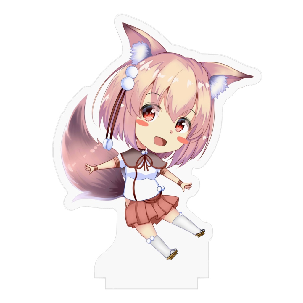 きつねちゃんアクリルフィギュア
