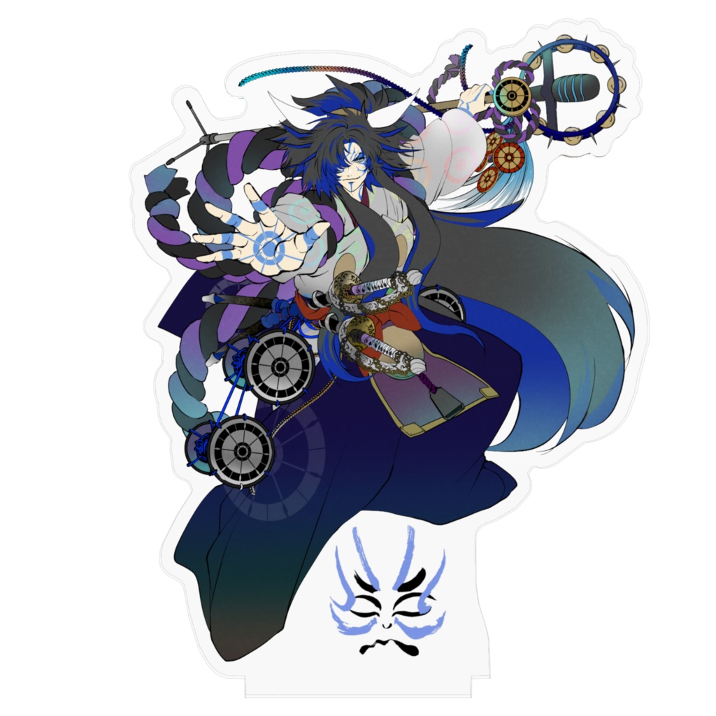 【ドラム型Vsinger鼓拍】立ち絵_オリ曲05「喜笑天傑 歌捧生者」