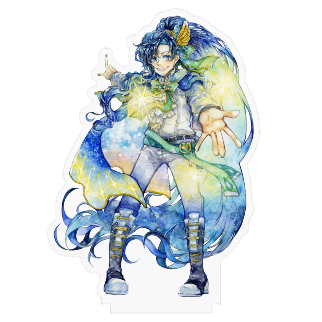 【ドラム型Vsinger鼓拍】立ち絵_オリ曲10「あの虹は君の涙から」