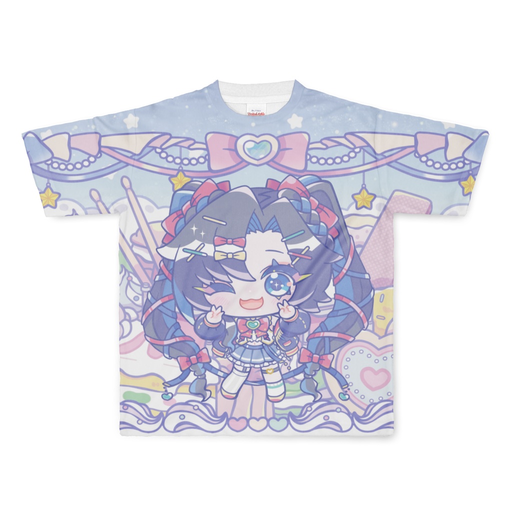 【ドラム型Vsinger鼓拍】Tシャツ「チョロ恋EXPLO-じゃん!」