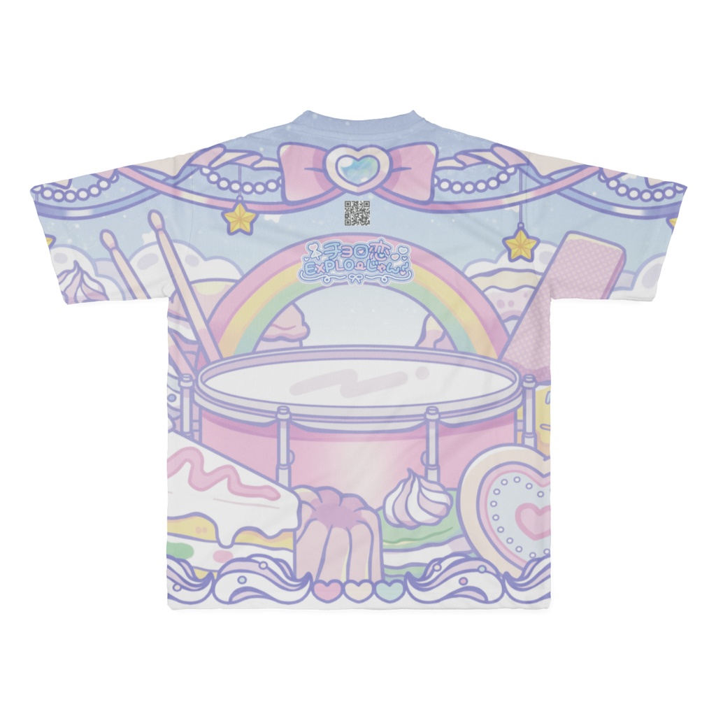 【ドラム型Vsinger鼓拍】Tシャツ「チョロ恋EXPLO-じゃん!」