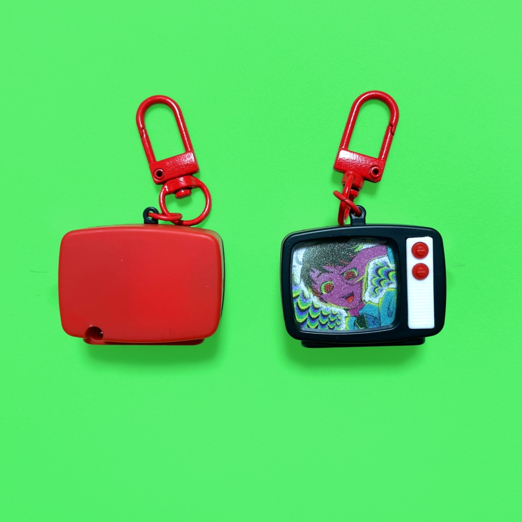 汐留くんTV型キーホルダー