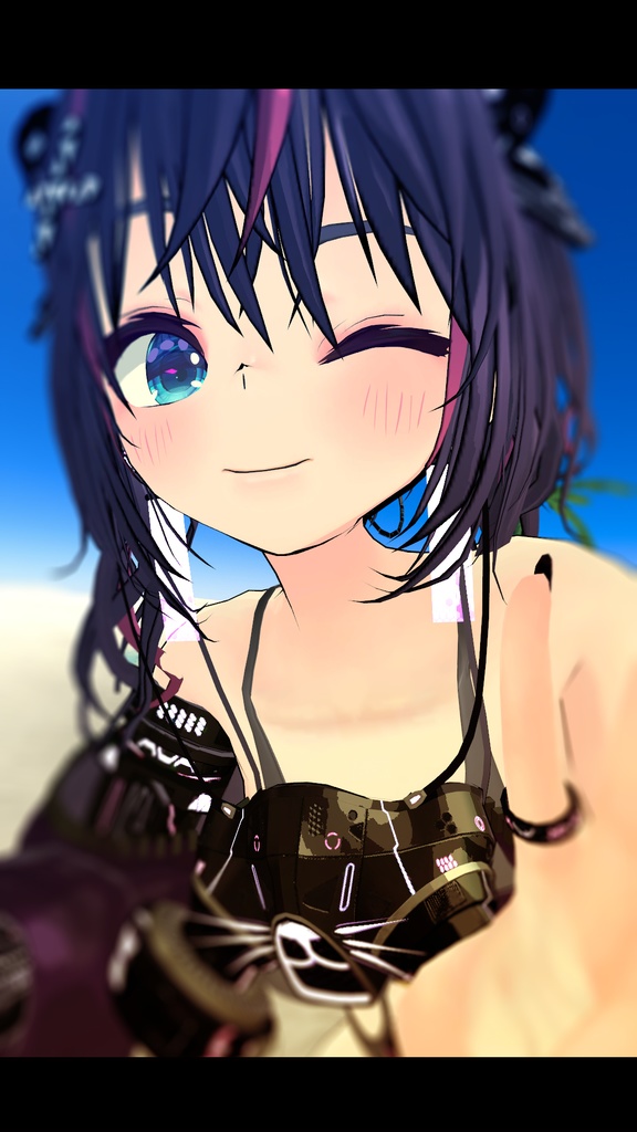 【CyberCat専用】肌・眼テクスチャ素材/CyberCat Eye SkinTexture