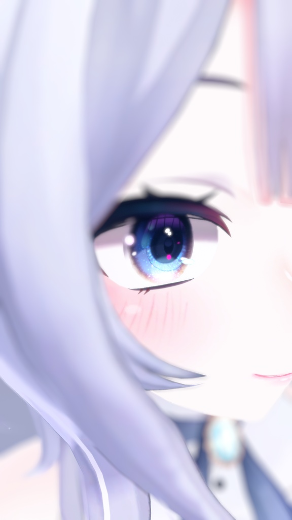 【ウルフェリアちゃん専用】肌・眼テクスチャ素材/Wolferia Skin&Eye texture