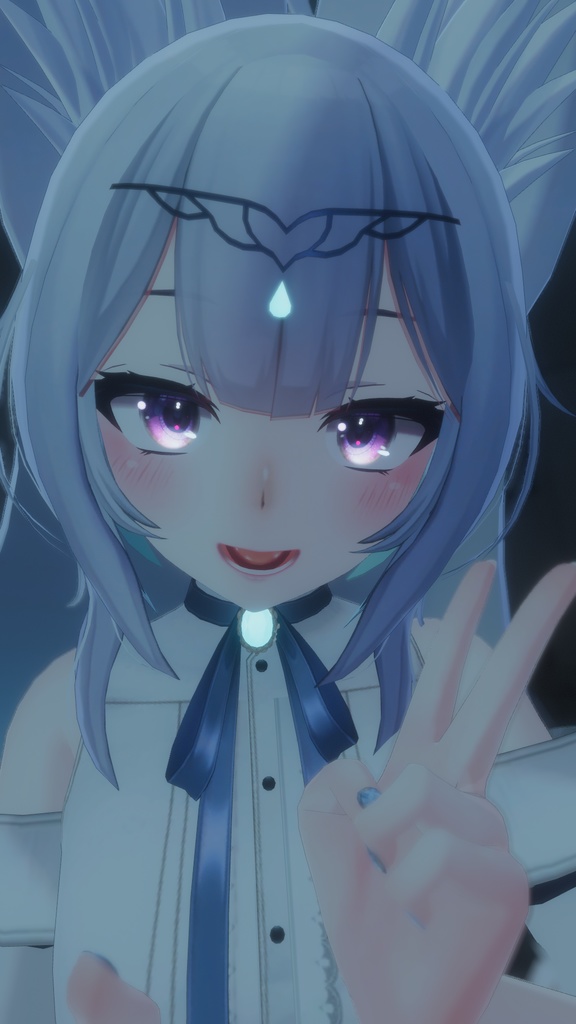 【ウルフェリアちゃん専用】肌・眼テクスチャ素材/Wolferia Skin&Eye texture