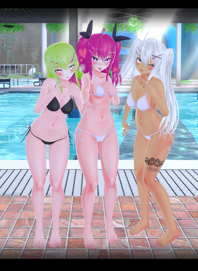 【イヨちゃん専用】肌・眼テクスチャ素材/EYO Skin/Eye texture