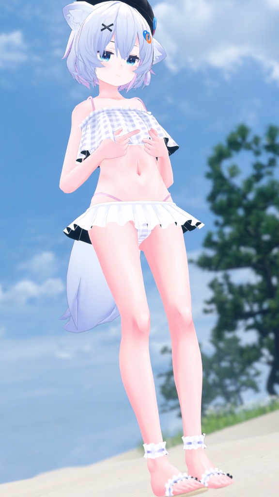 【アッシュ(Ash)ちゃん専用】肌・眼テクスチャ素材/Ash Skin/Eye texture