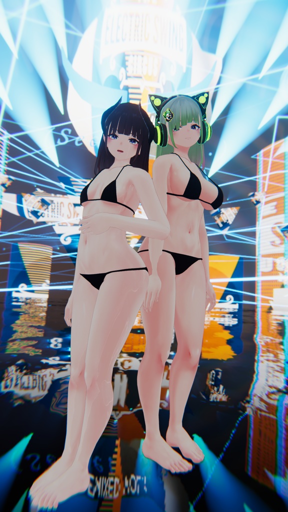 【くろなつ(Kuronatu)ちゃん専用】肌・眼テクスチャ素材/kuronatu Skin/Eye texture