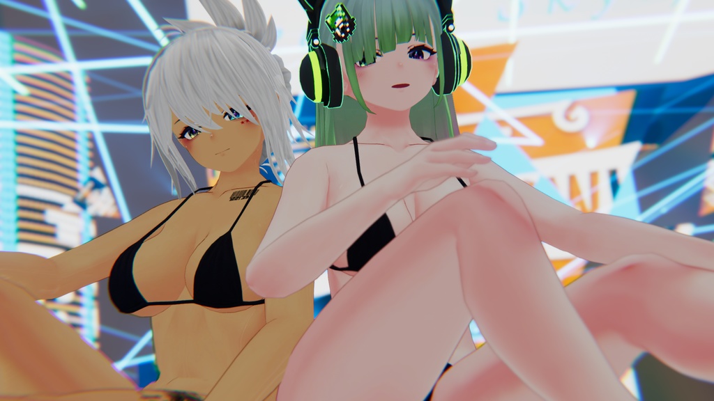 【くろなつ(Kuronatu)ちゃん専用】肌・眼テクスチャ素材/kuronatu Skin/Eye texture