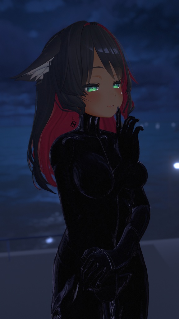 【桔梗(kikyo)専用】ラバースーツテクスチャ/kikyo RubberSuit texture