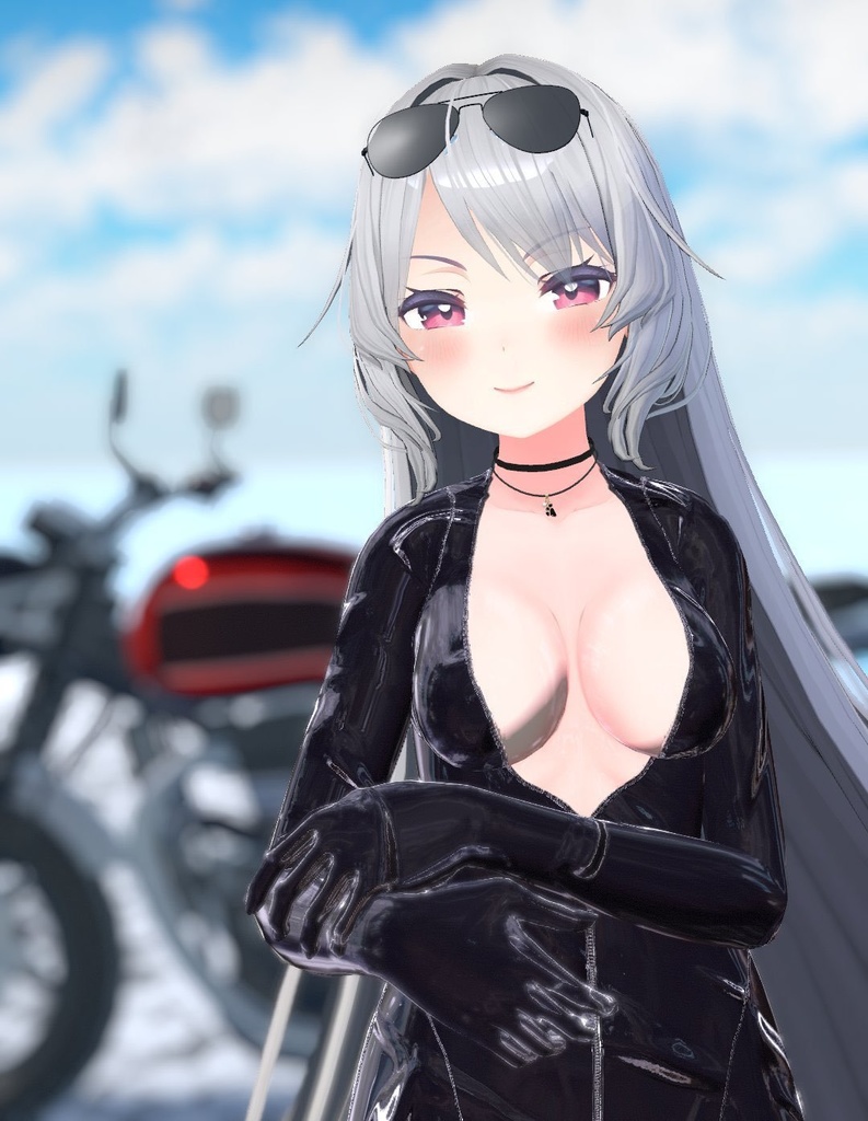 【桔梗(kikyo)専用】ラバースーツテクスチャ/kikyo RubberSuit texture