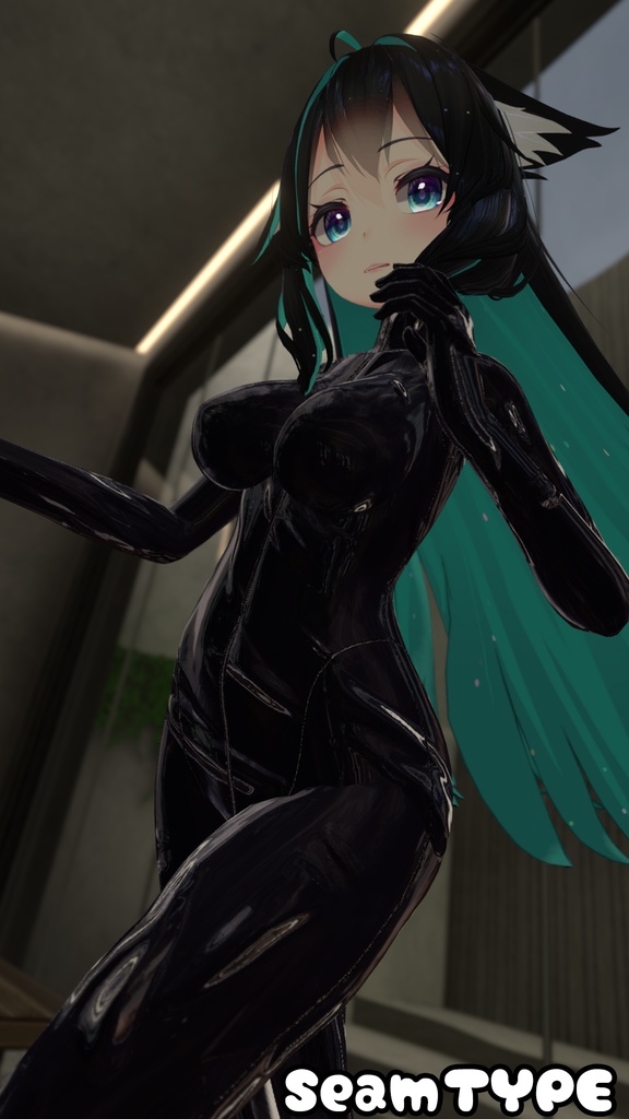 【桔梗(kikyo)専用】ラバースーツテクスチャ/kikyo RubberSuit texture