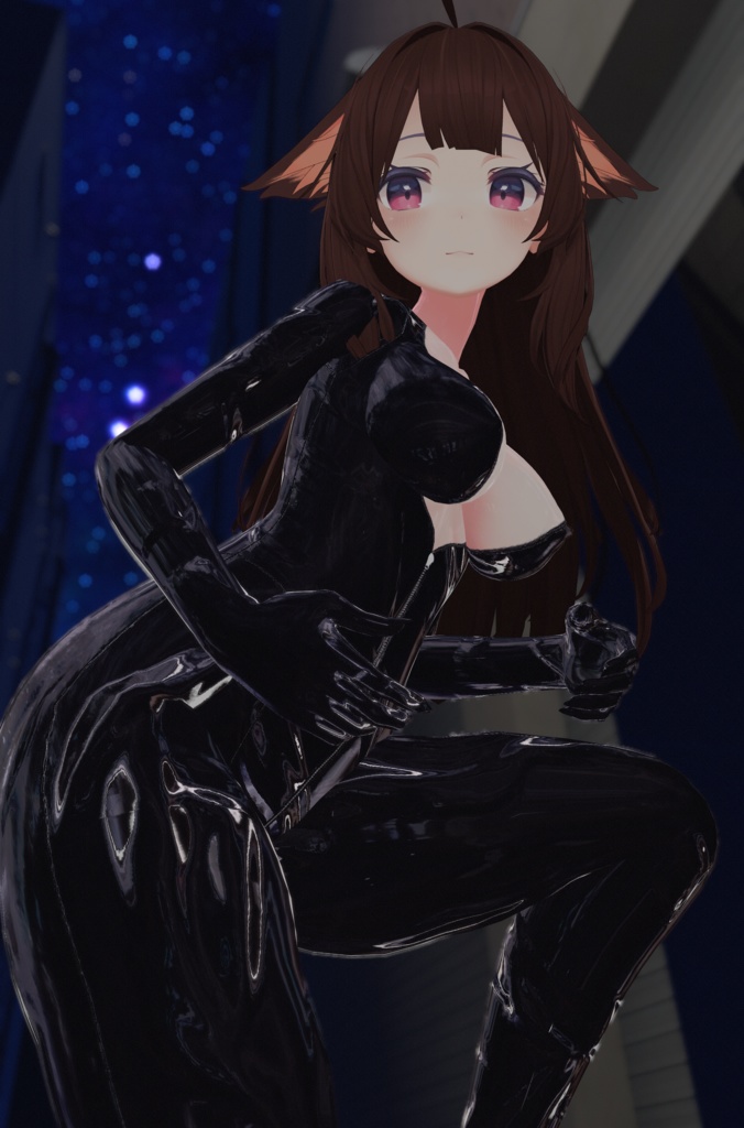 【桔梗(kikyo)専用】ラバースーツテクスチャ/kikyo RubberSuit texture