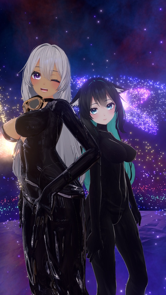 【桔梗(kikyo)専用】ラバースーツテクスチャ/kikyo RubberSuit texture