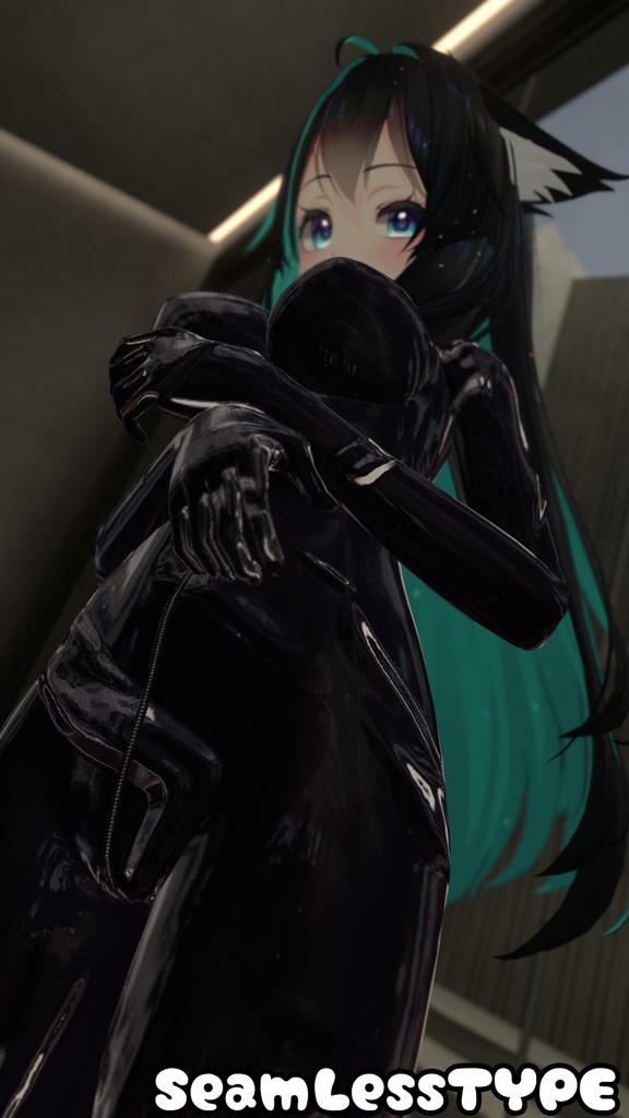 【桔梗(kikyo)専用】ラバースーツテクスチャ/kikyo RubberSuit texture