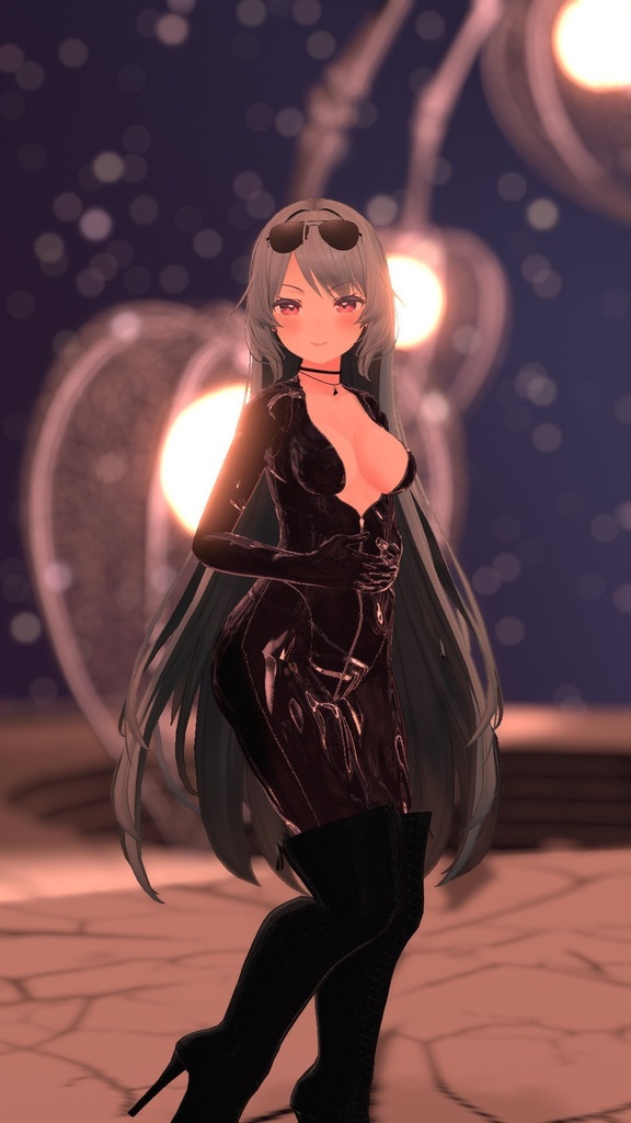 【桔梗(kikyo)専用】ラバースーツテクスチャ/kikyo RubberSuit texture