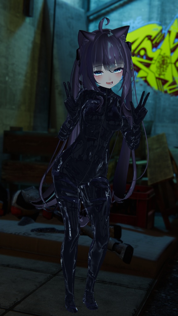 【舞夜ちゃん(Maya)専用】ラバースーツテクスチャ/maya RubberSuit texture